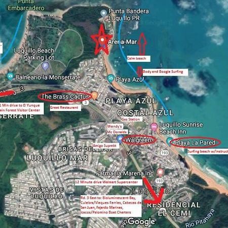 1St Floor, A/C Everywhere, Balcony With Beach View In Luquillo Exterior foto